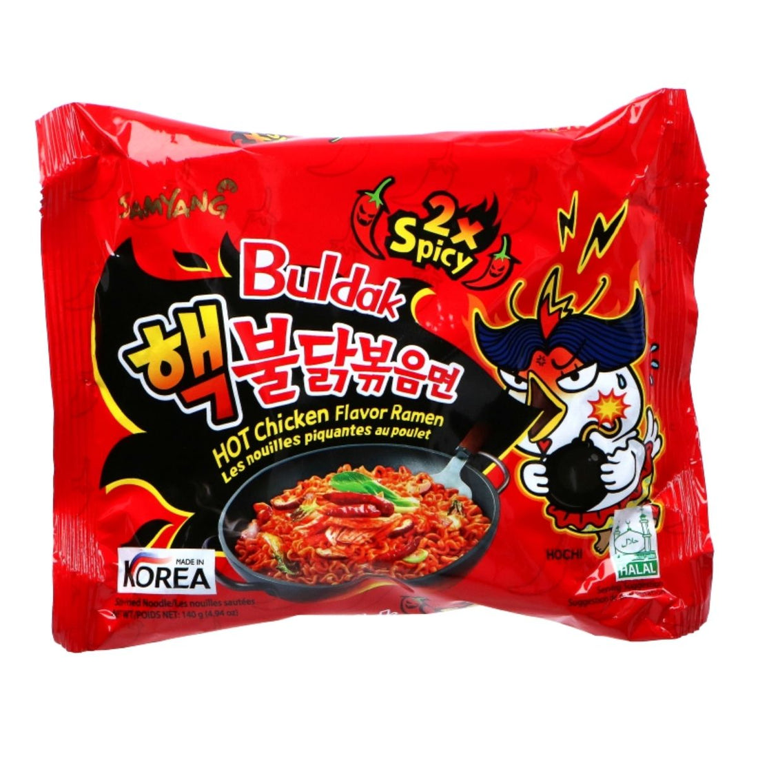Buldak Ramen Extreme Hot Chicken 2x Spicy 140g