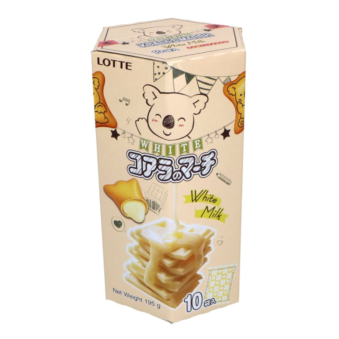 Koala’s March White Milk Cream Biscuit Perhepakkaus 195g