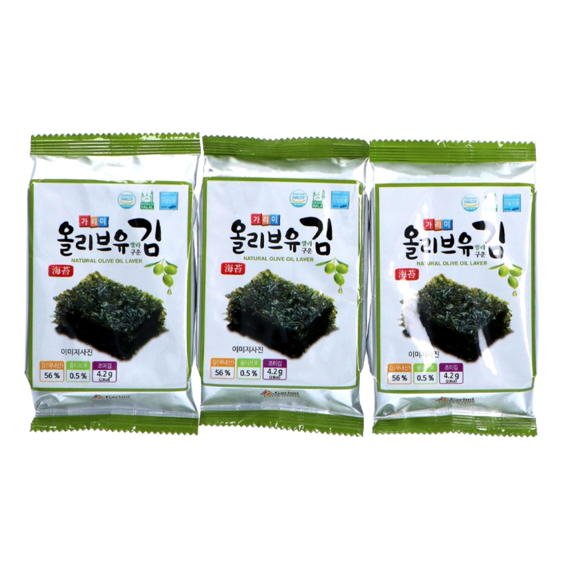 Garimi Olive Oil Seaweed Snack 3×4,2g
