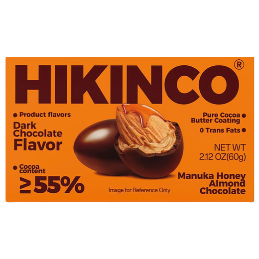 Hikinco Manuka Honey Almond Dark Chocolate 55% 60g