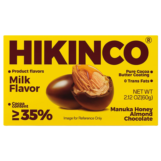 Hikinco Manuka Honey Almond Chocolate 35% 60g