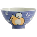 Tokyo Design Studio Kawaii Bowl Rice Shiba-Dog Blue 350ml