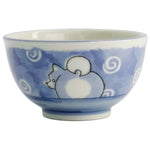 Tokyo Design Studio Kawaii Bowl Rice Shiba-Dog Blue 400ml