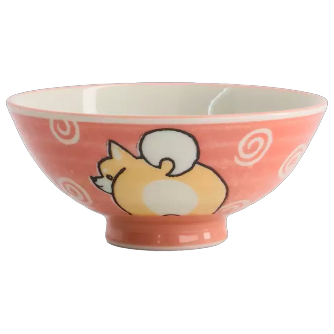 Tokyo Design Studio Kawaii Bowl Rice Shiba-Dog Pink 500ml