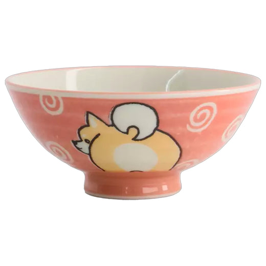 Tokyo Design Studio Kawaii Bowl Rice Shiba-Dog Pink 500ml